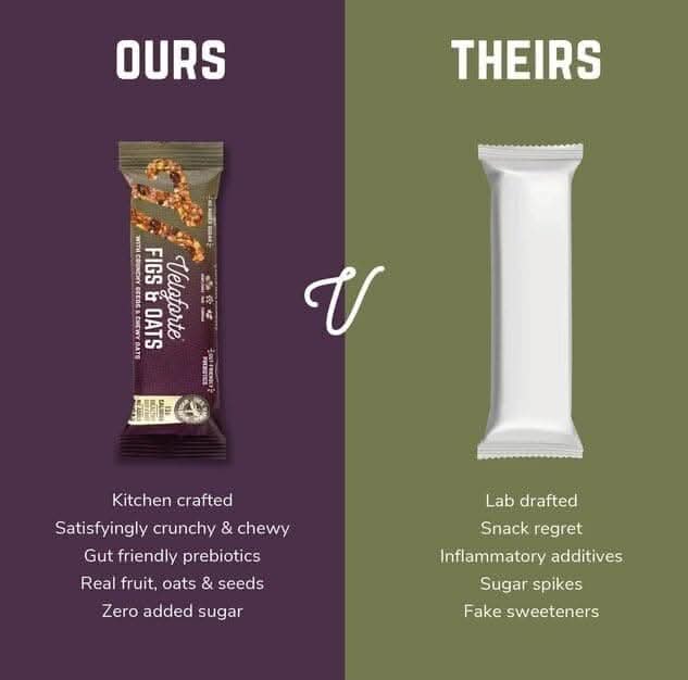 Veloforte Oat Bar - Figs & Oats 35g (pack of 9)