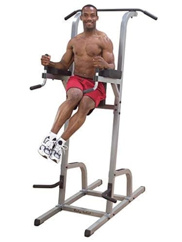 Body-Solid GVKR82 Vertical Knee Raise Dip Pull-Up Station | Core & Upper Body Strength Trainer