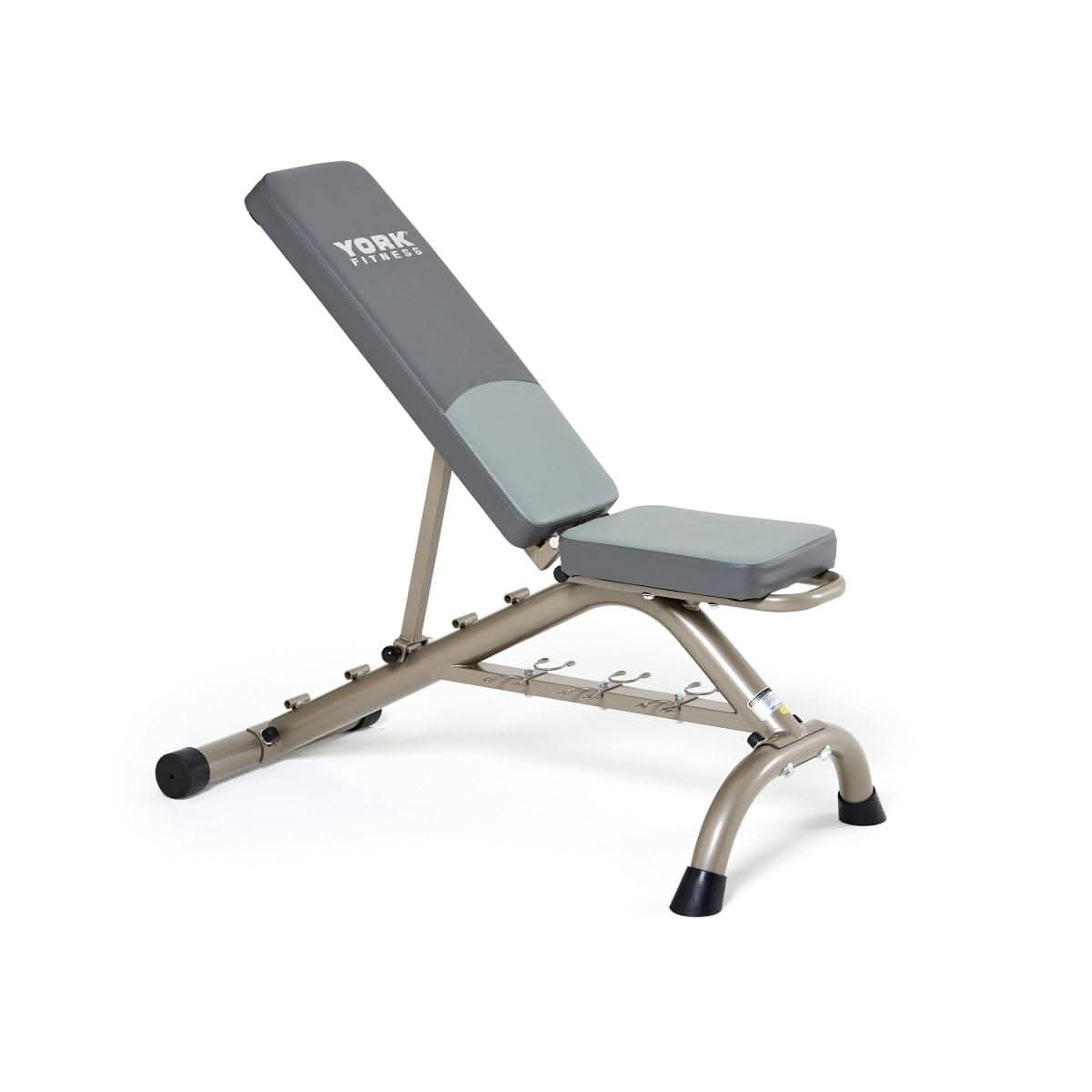 York, Fitness Bench, Grey