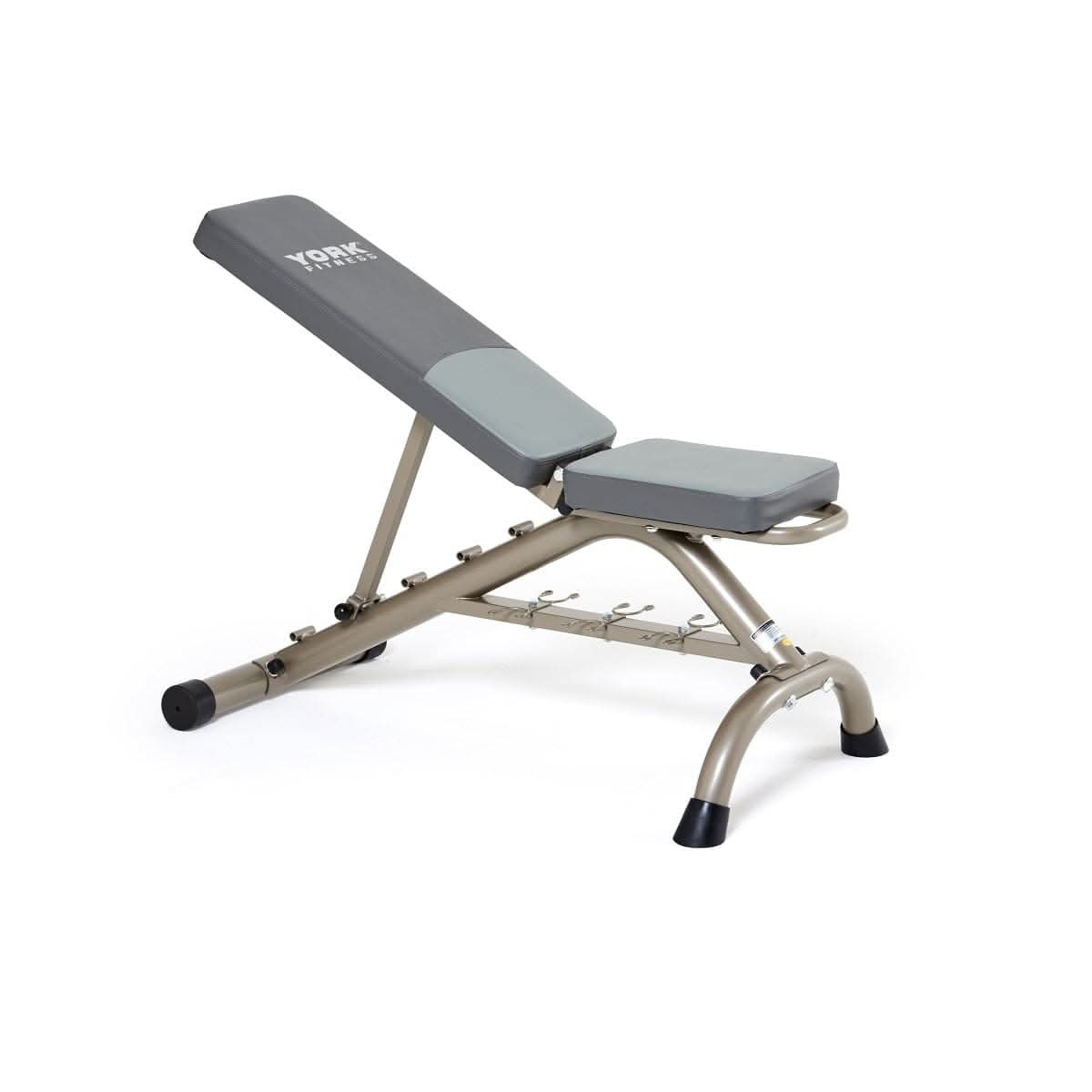 York, Fitness Bench, Grey