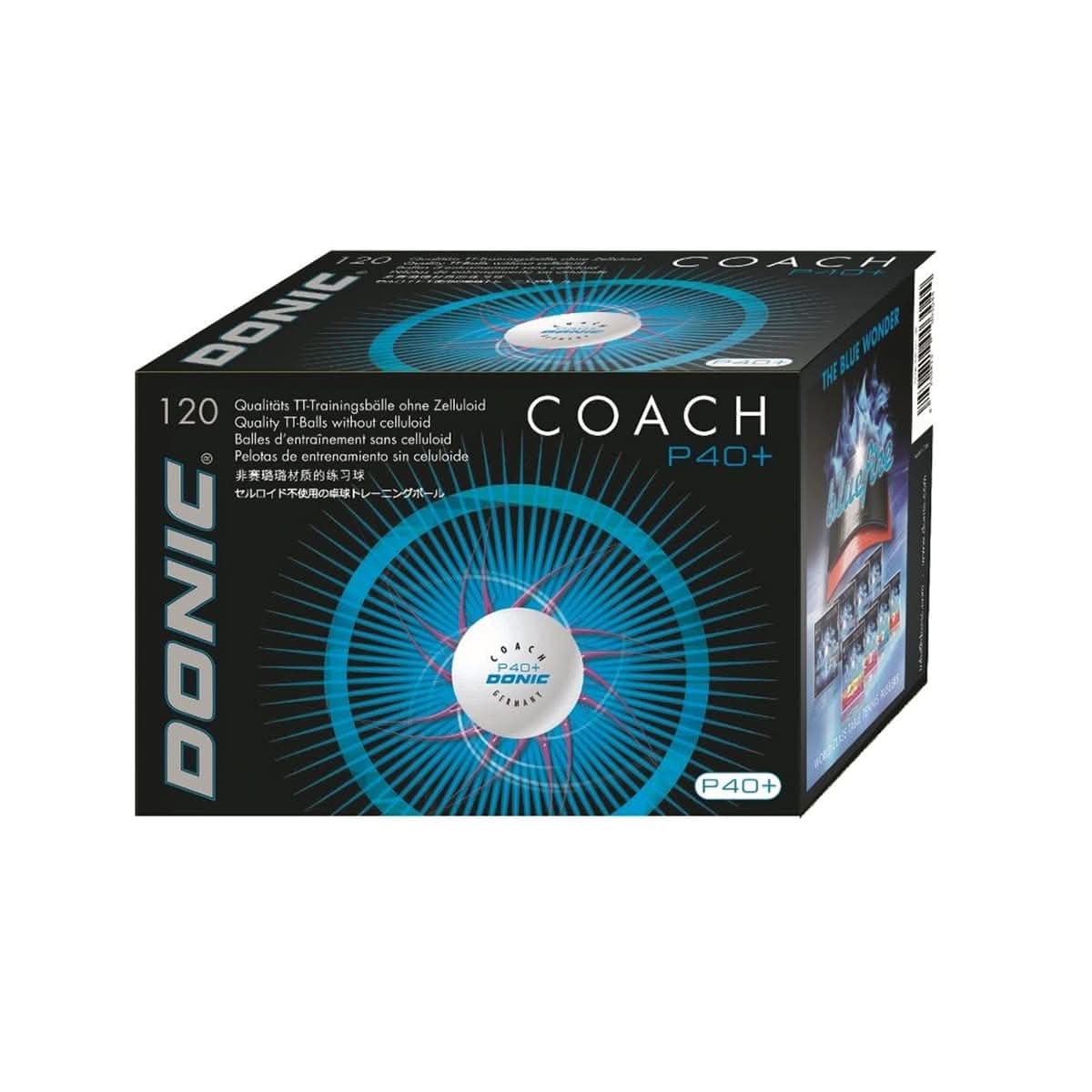 Donic Table Tennis Balls P40 120 Pcs