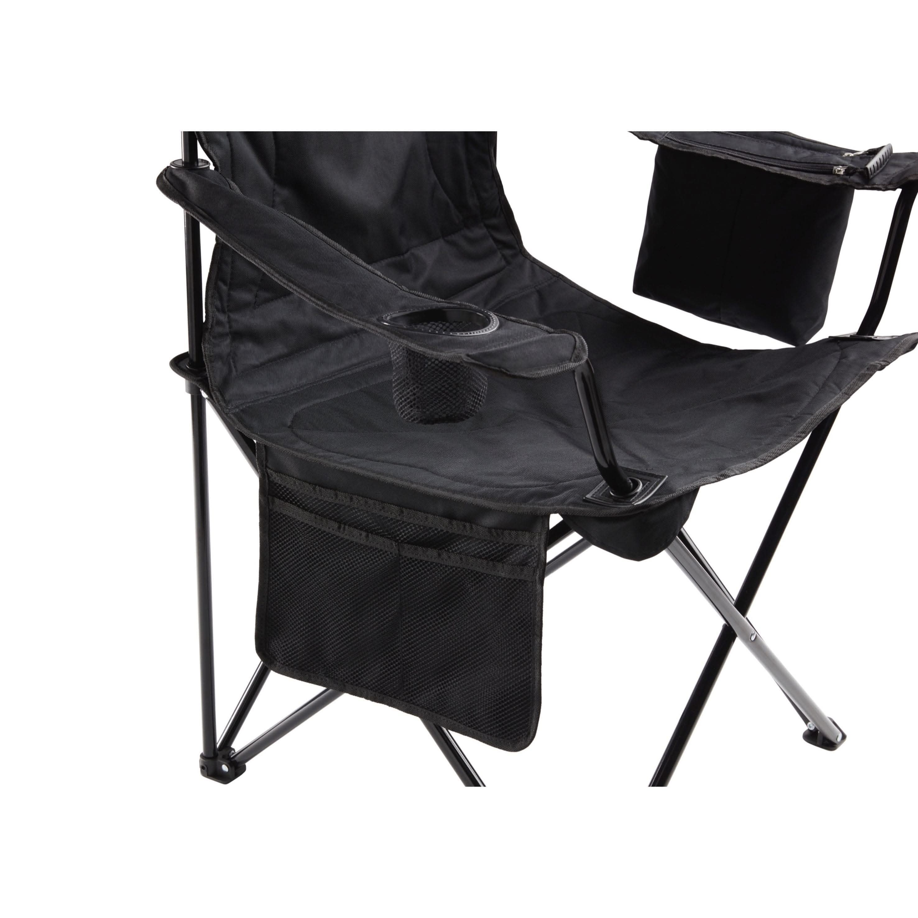 Coleman Camping Chair with Cooler, Black, C006
