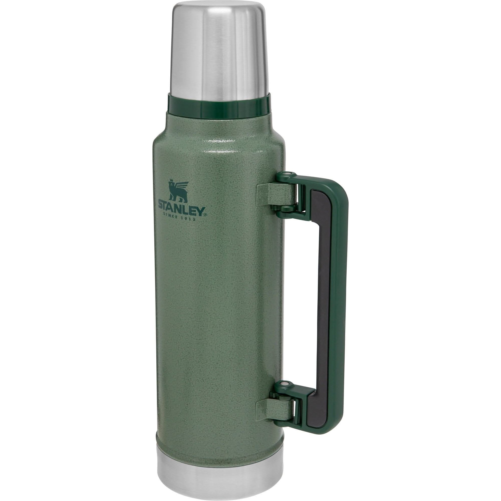 Stanley Classic Vacuum Flask Bottle, Hammertone Green, 1.4L