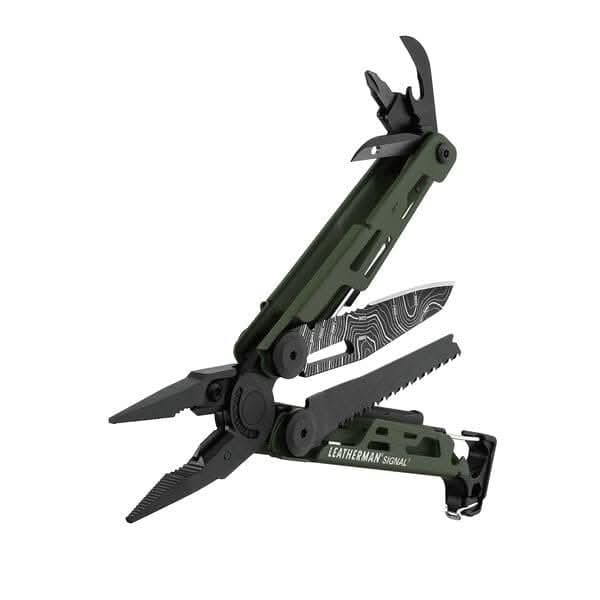Leatherman Signal Green Topo Nylon Black L Box Multi Tool