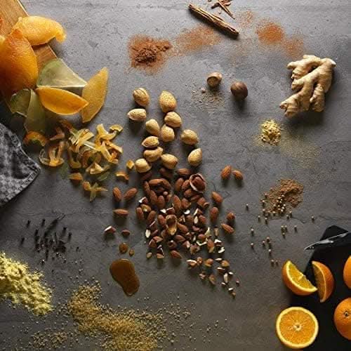 Veloforte Classico Energy Bar - Citrus Fruits, Almonds and Honey - 9 count x 62g - 5gr plant protein, 40gr Carbs, Rich in Dual source Carbohydrates, 100% Natural, Vegetarian, Gluten Free