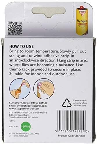 Stv Fly Paper 8 Pieces Pack, Yellow