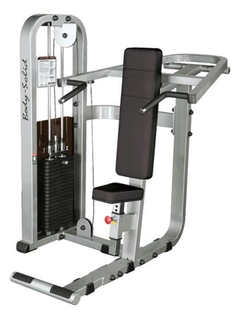 Body-Solid Shoulder Press Machine 4SSP800/2 – Grey/Black | Upper Body Strength Trainer