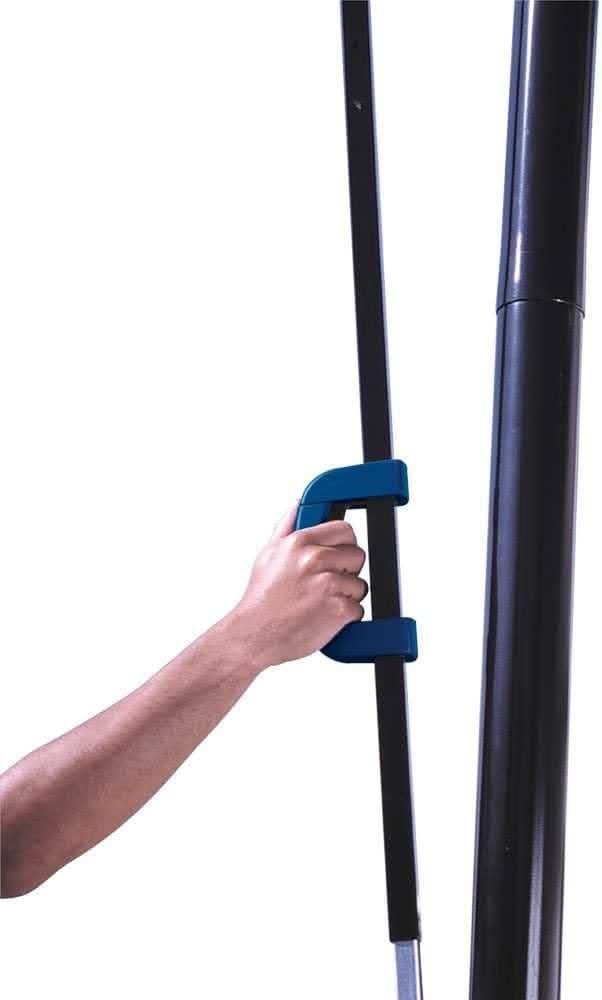Lifetime 1529 Courtside Height Adjustable Portable Basketball System, 50 Inch Shatterproof Backboard