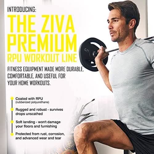 Ziva RPU Body Pump Set 19.5Kg, 6Disc, Bar, Clamp