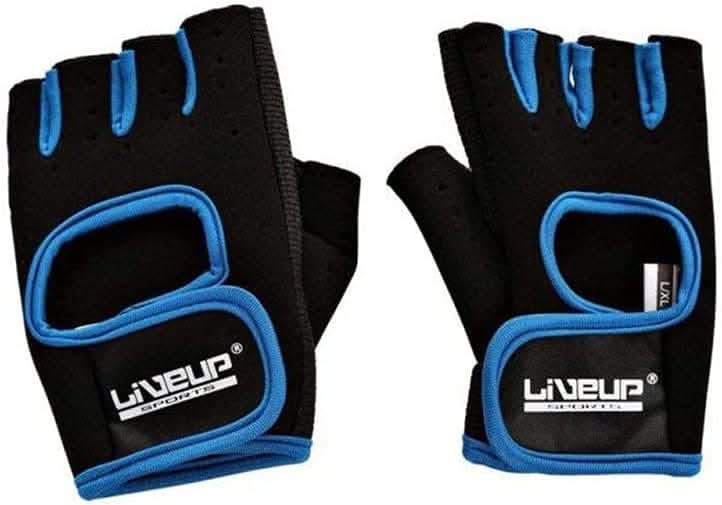 Liveup, Training Gloves, Ls3077, Black & Blue