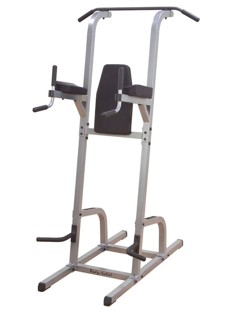 Body-Solid GVKR82 Vertical Knee Raise Dip Pull-Up Station | Core & Upper Body Strength Trainer