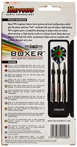 Harrows Bd6112252 Unisex Adult Boxer Tungsten Darts - Silver, 22 Gm - Athletix.ae