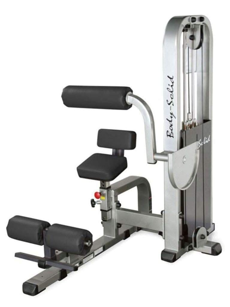Body Solid Ab Machine With 210 Stack, Grey/Black, Eqsam900/2