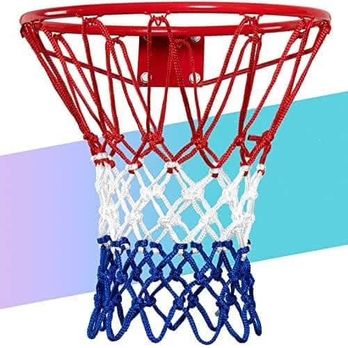 Spalding All Weather Basketball Net - Red, White & Blue