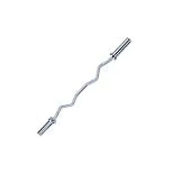 Ta Sport, 47 Small Curl Olympic Chrome Bar 50Mm, Zt0147C, Silver
