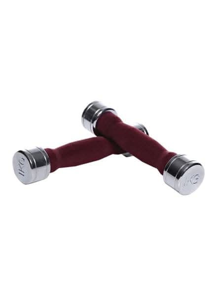 Ta Sports, Chromed Dumbell 1 Kg Colour Tufted Handle, 10510