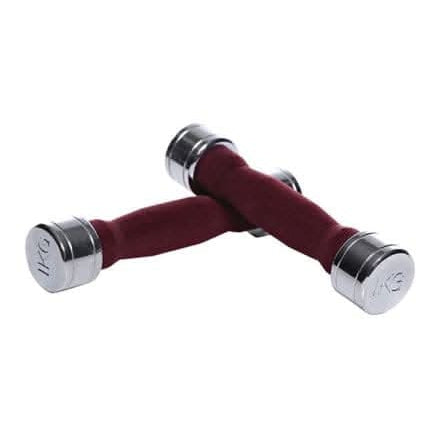 Ta Sports, Chromed Dumbell 1 Kg Colour Tufted Handle, 10510