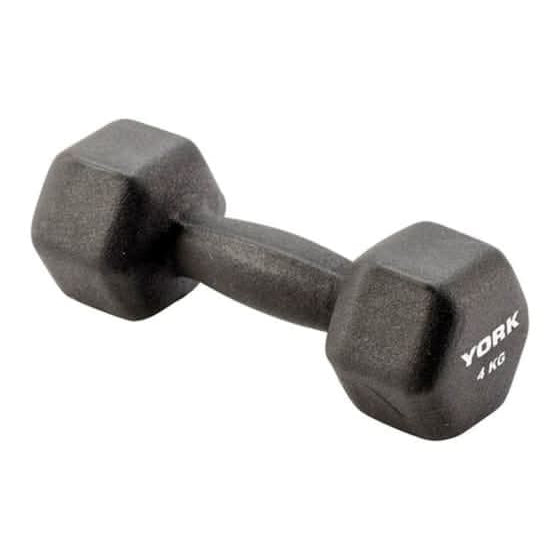 York, Fitness Neo Hex Dumbbell, Black