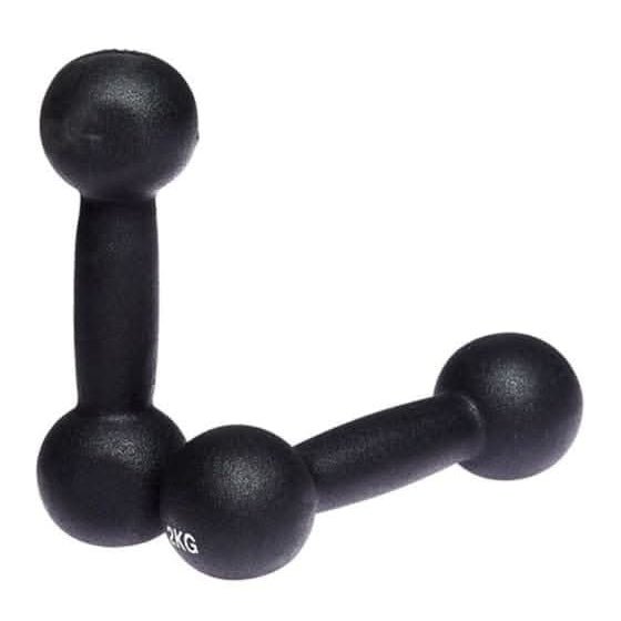 York, Fitness Neoprene Dumbbell, Black 3 Kg