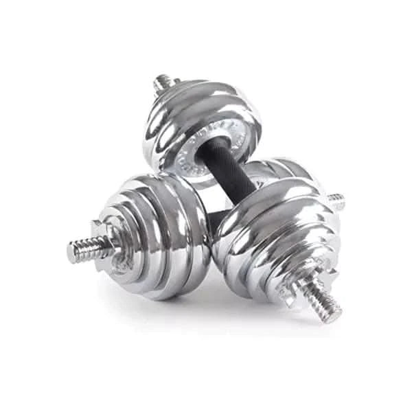 York, Painted Chrome Dumbell Set 30Kg, Ykpd30, Dark Grey