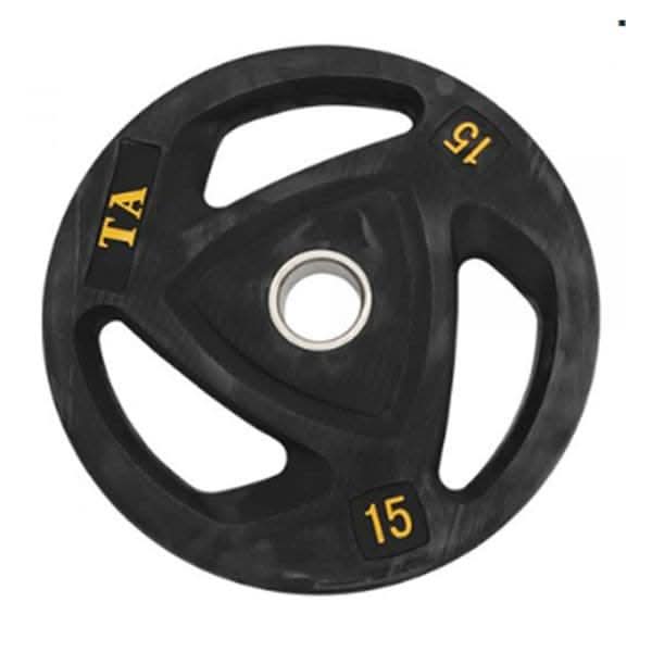 Ta Sport, Olympic Rubber Plate, P2470, Black