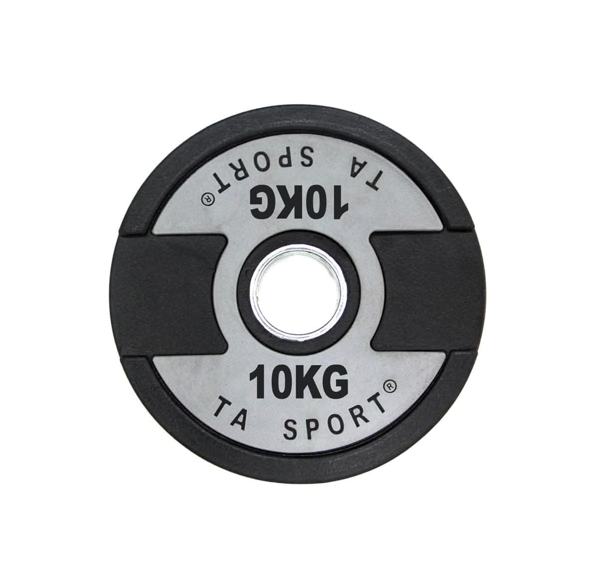 Ta Sport, Dual Grip Weight Plate, Dzlg7, Grey 10 Kg