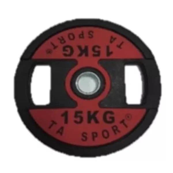 Ta Sport, Dual Grip Weight Plate, Dzlg7, Grey 15 Kg