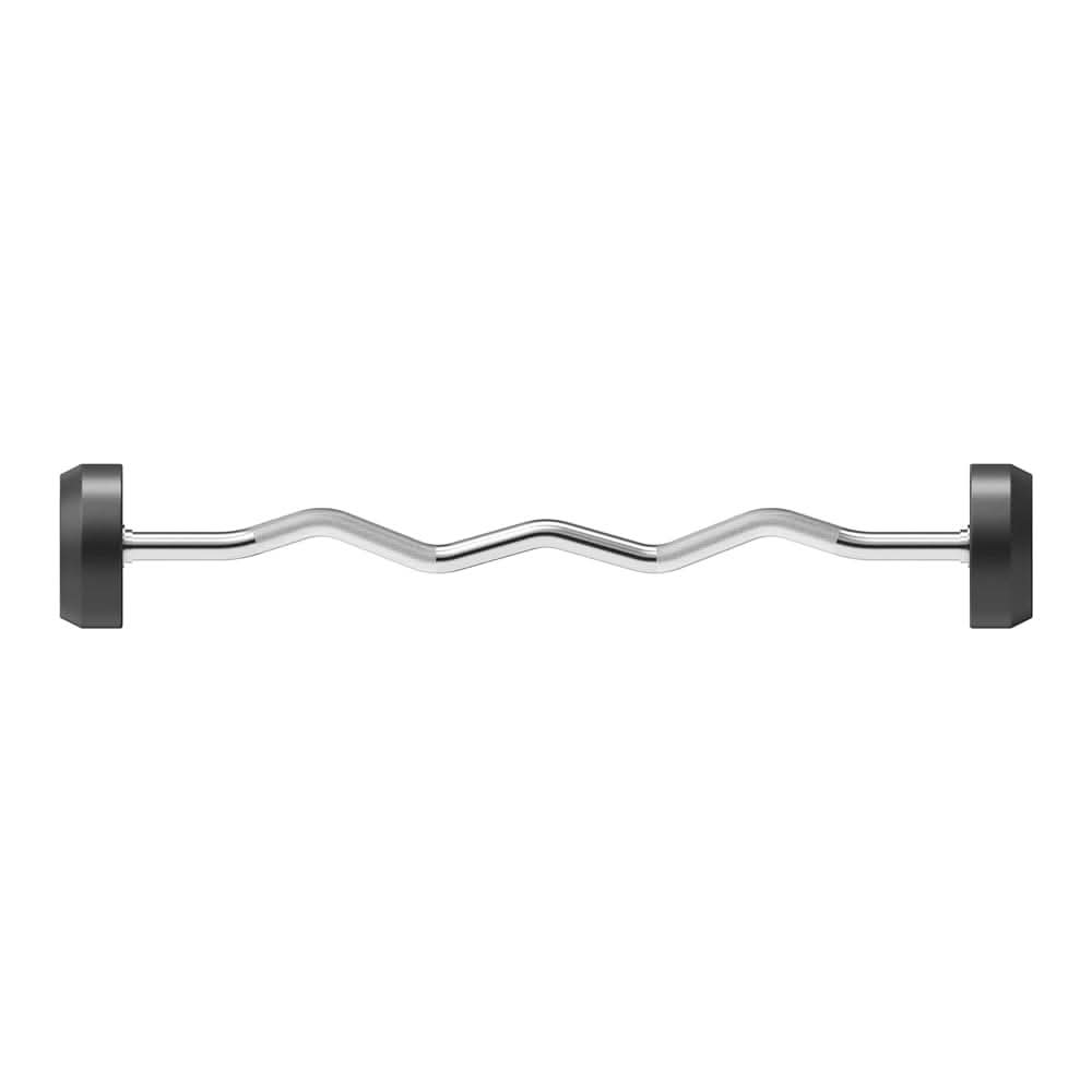 Harley Fitness TPU Fixed Curl Barbell Weight - 10 Kg - 50 Kg