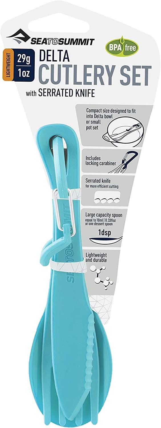 Sea To Summit Delta Cutlery Set, Pacific Blue