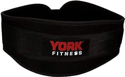 York, Fitness Nylon Workout Belt, 60210, Black
