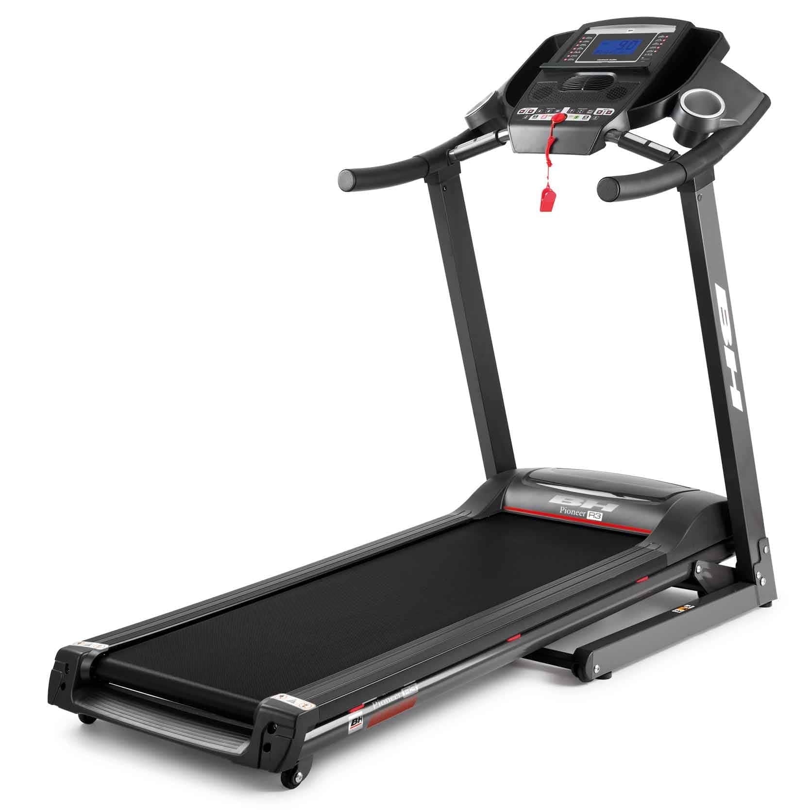 Bh Fitness Pioneer R3 Treadmill, 162 Cm Length, Grey/Black