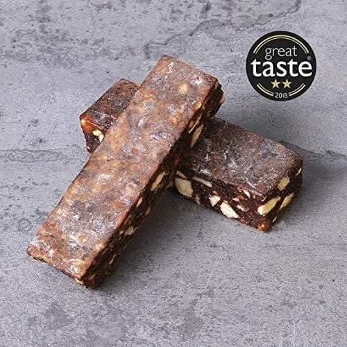 Veloforte Di Bosco Energy Bar - Red Berries, Almonds and Pistachios - 9 count x 62g - 5gr plant protein, 40gr Carbs, Rich in Dual source Carbohydrates, 100% Natural, Vegan, Gluten Free