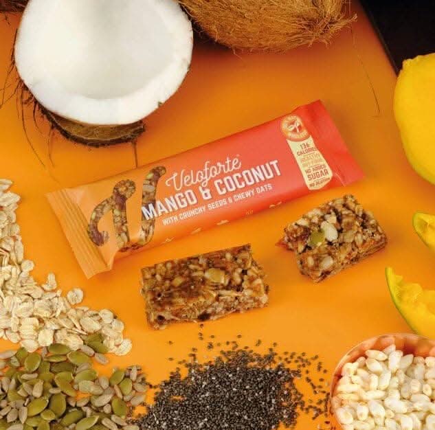 Veloforte Oat Bar -Mango & Coconut 35g (pack of 9)