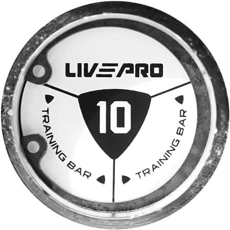 Liveup, 4' Olympic Weightlifting Bar 120 Cm Length, Lp8054, Silver