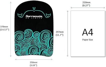 Barracuda Swimming Kickboard Glow Party Compact Shark