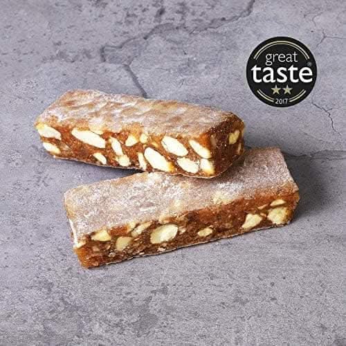 Veloforte Classico Energy Bar - Citrus Fruits, Almonds and Honey - 9 count x 62g - 5gr plant protein, 40gr Carbs, Rich in Dual source Carbohydrates, 100% Natural, Vegetarian, Gluten Free