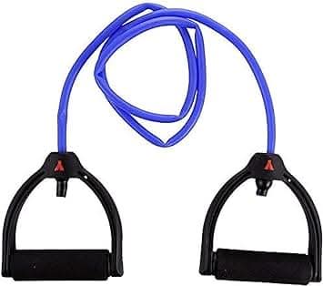 York, Resistance Tube Level 2 Firm Grip Handle, Blue/Black