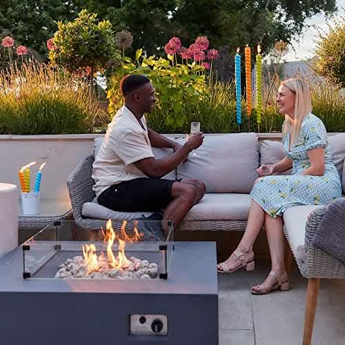 Zero In Table Top Citronella Flares - 3 Pack
