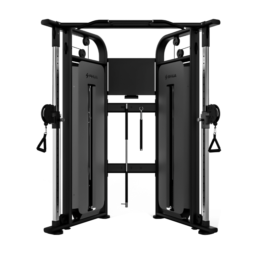 SHUA, Dual Adjustable Pulley SH-G6820-T18, Black Silver & Flash silver, black ash