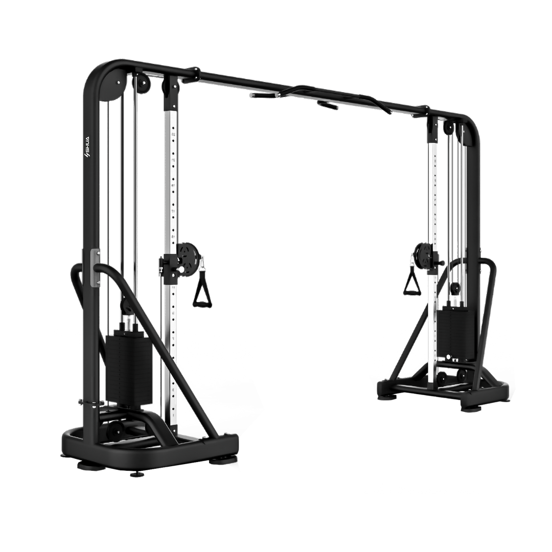 SHUA, Adjustable Cable Cross Over SH-G6852, Black Silver & Flash silver, black ash