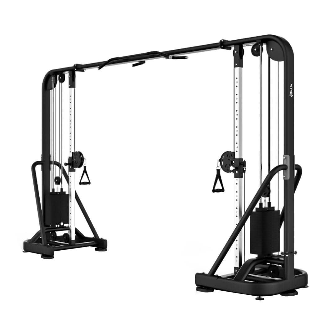 SHUA, Adjustable Cable Cross Over SH-G6852, Black Silver & Flash silver, black ash