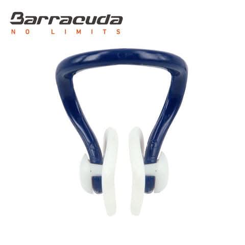 Barracuda, Silicone Pad Nose Clip Small With Storage Case, Navy White