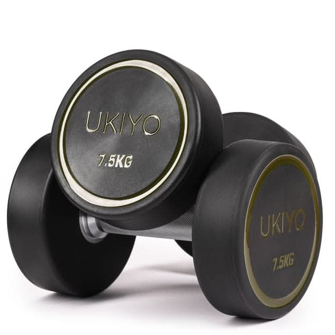 Ukiyo Premium Round Dumbbells, Sold as Pair