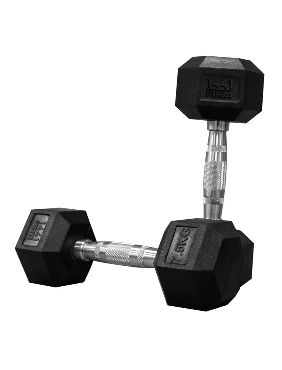Combo 1441 Fitness Hex Dumbbells Set - 2.5 KG to 20 KG ( 8 Pairs)