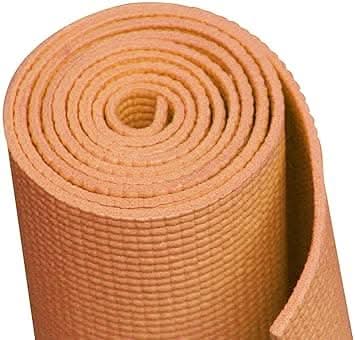Liveup, Pvc Yoga Mat For Exercise And Meditation 173 X 61 X 0.4 Cm, Orange