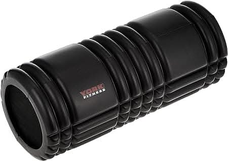 York, Solid Eva Foam Roller 14 * 33Cm, 60479, Black