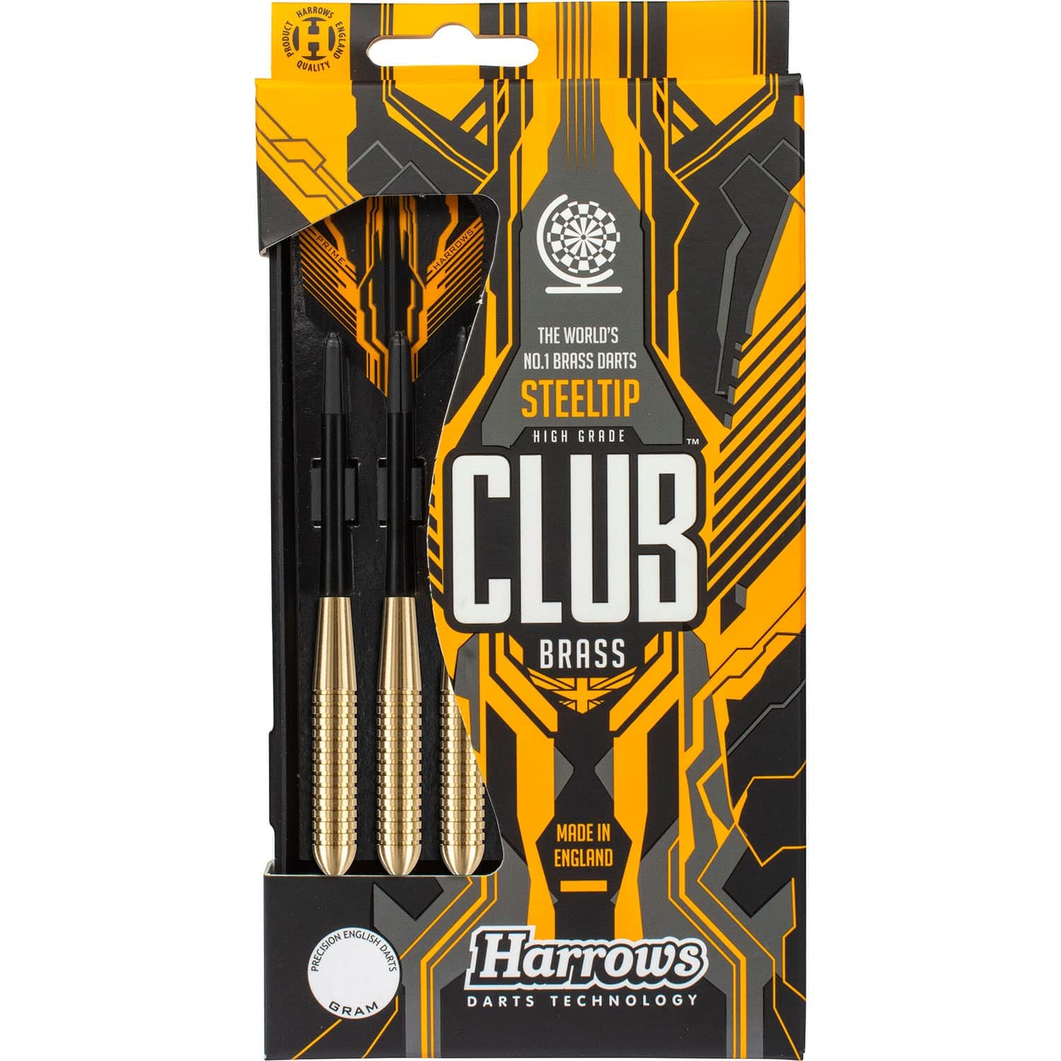 Harrows Darts Club Brass B101 / Ed107 12050024 @21 Grms, multi-color - Athletix.ae