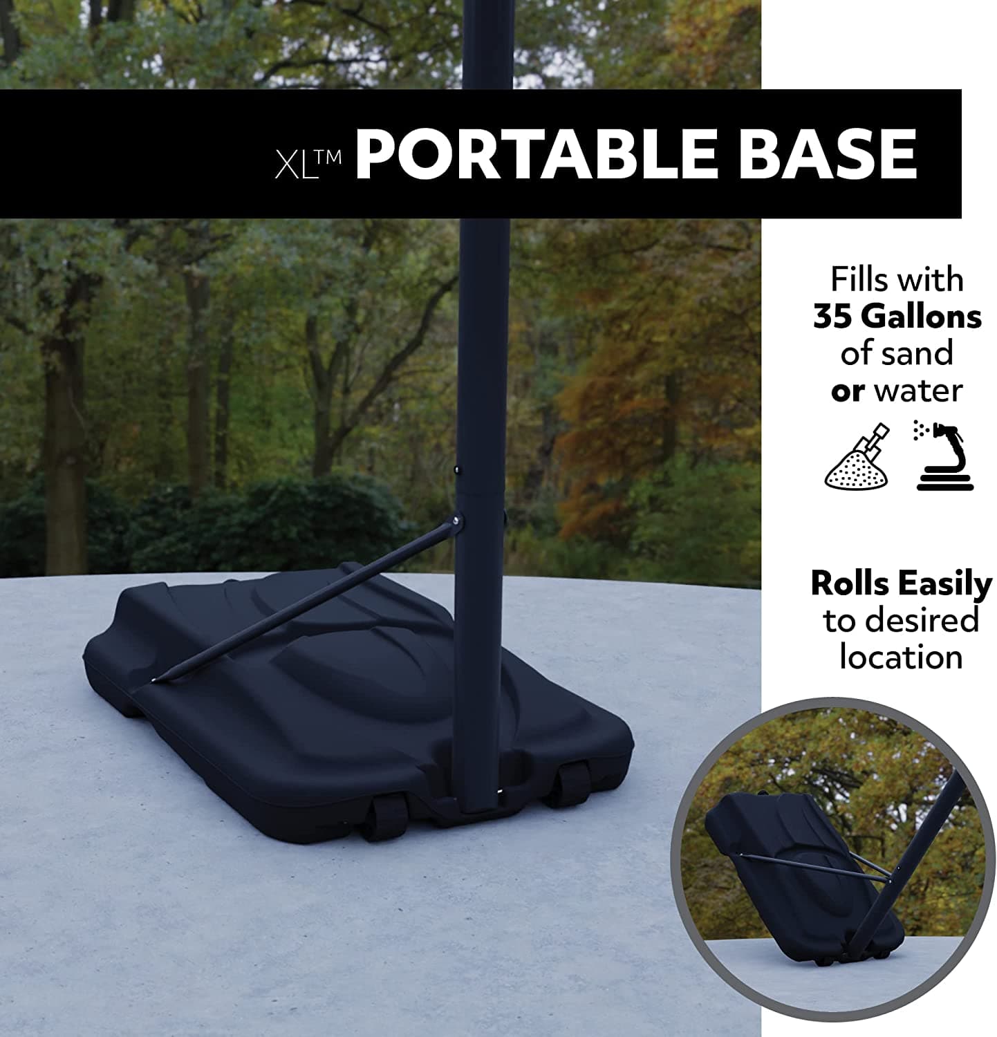 Lifetime 90061 52" Shatterproof Backboard, Portable Basketball System - Athletix.ae