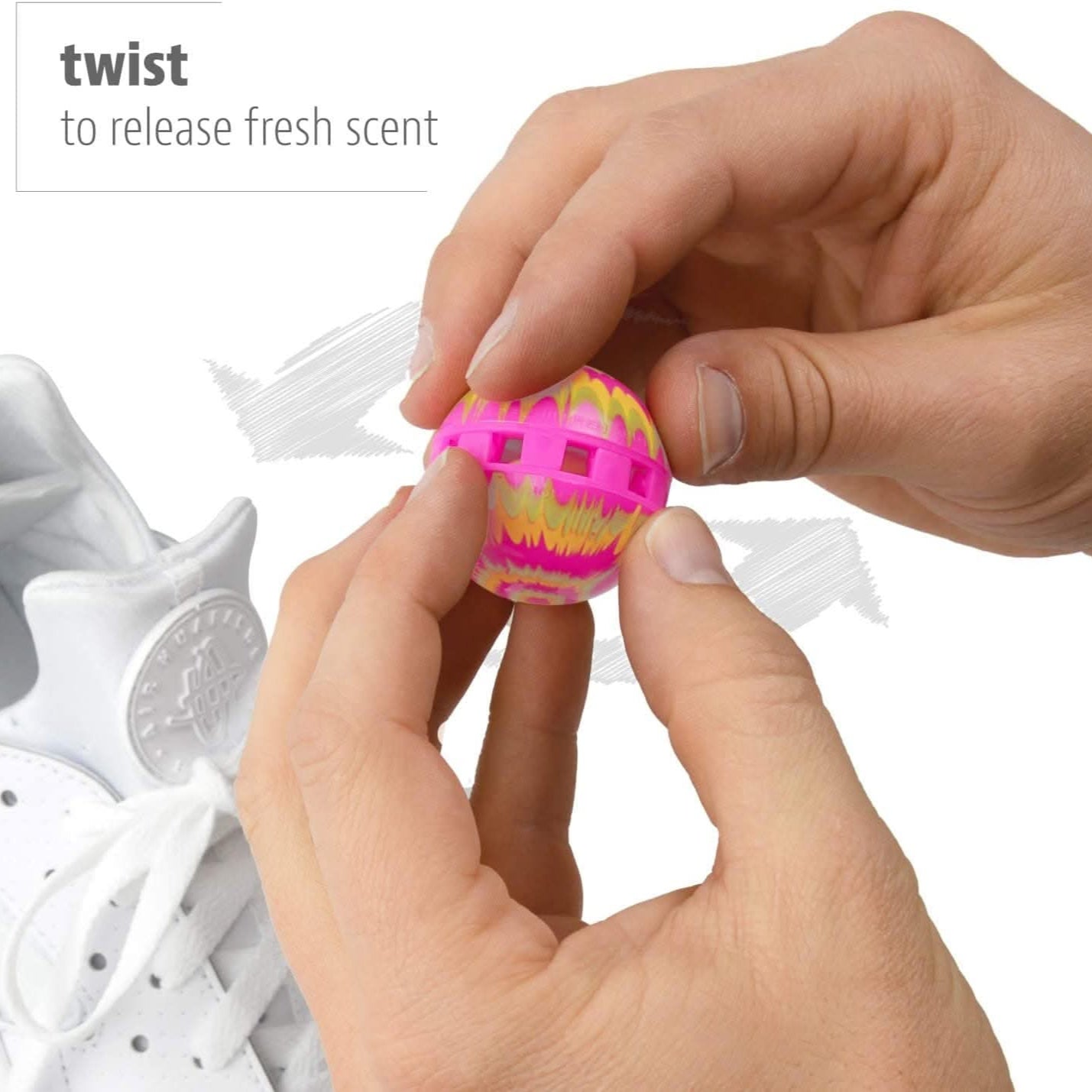 Sof Sole Sneaker Balls, Deodorizer, 1 Pair