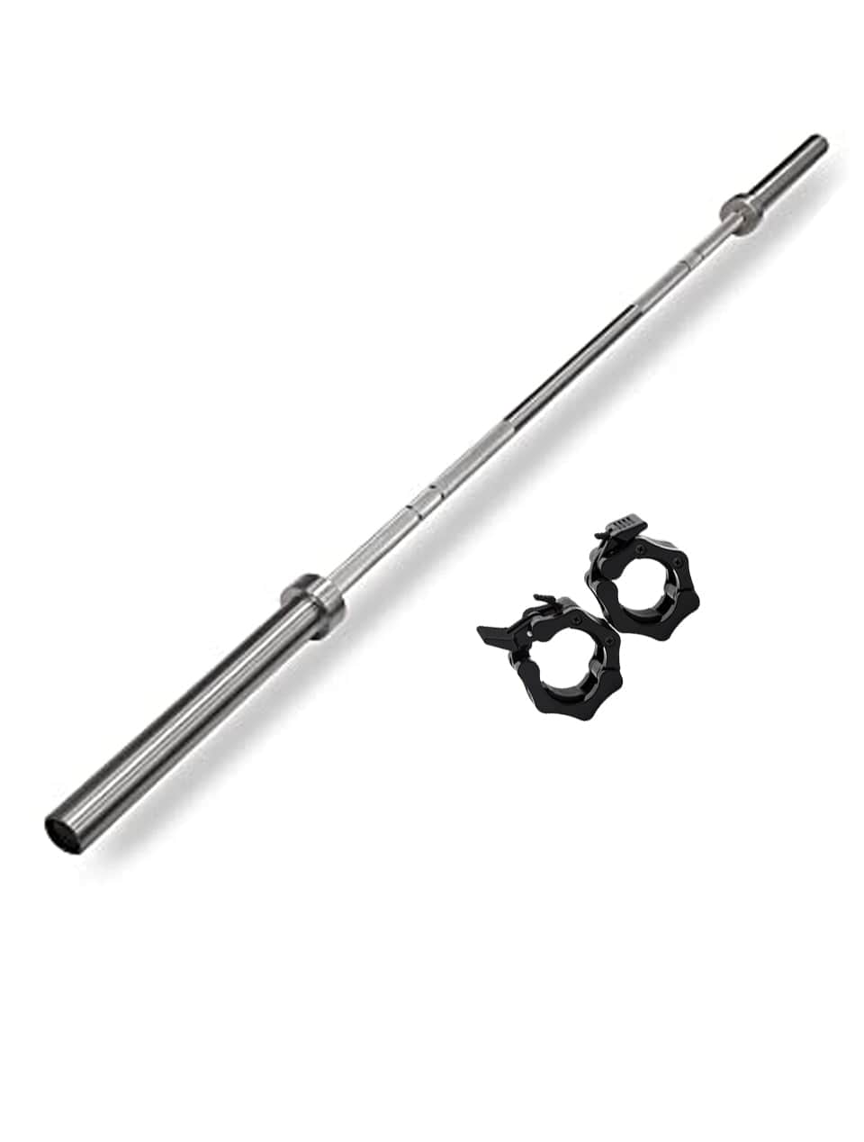 PRSAE Plates & Bars 1441 Fitness 7 ft Olympic Barbell with Collars | 20 Kg